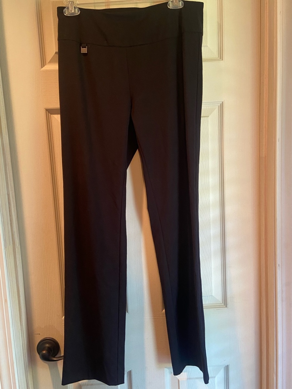 Classic Black Bootcut Pants with Sleek High Waist